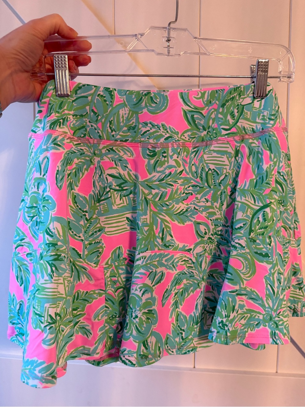 NWT Luxletic Corrine Skort Mandevilla Baby Pink Sand Paradise